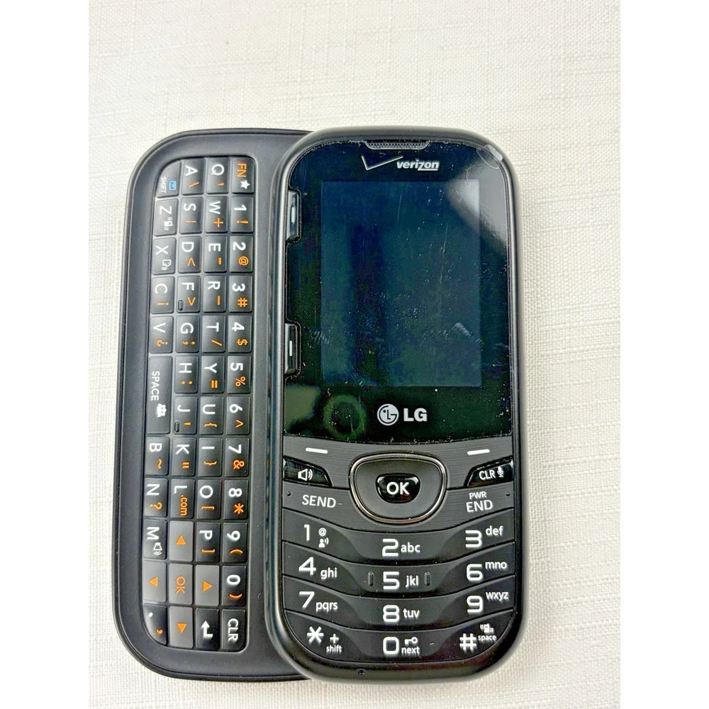 VINTAGE LG Cosmos 2 VN251 – Black | Verizon | Slider Keyboard Phone | OPEN BOX